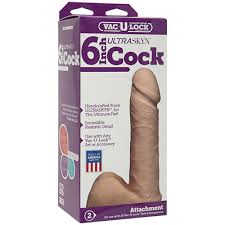 Vac u lock ultraskyn cock vanilla 6"