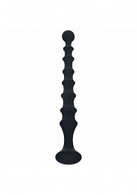 Levelz ribbed silicone flared anal probe