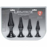 Levelz slim silicone anal plug kit of 4