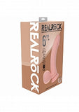 Realrock rechargeable dual layered liquid silicone vibrating curved weighted balls