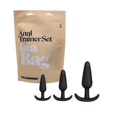 Anal trainer set in a bag