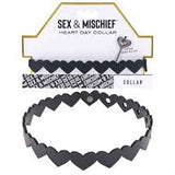 Sex and mischief heart day collar