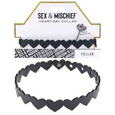 Sex and mischief heart day collar