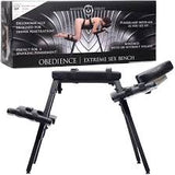 Obedience extreme sex bench with restraint straps