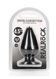 Realrock crystal clear 4.5" anal plug