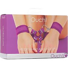 Velcro hand and leg cuffs