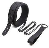 Tape edge senior bondage collar