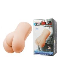 Crazy bull anal masturbator