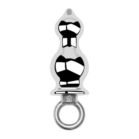 Anal exerciser w/rings