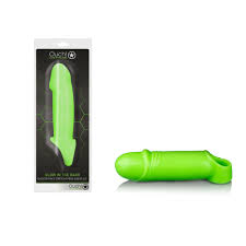 Smooth stretchy penis sleeve glow in the dark