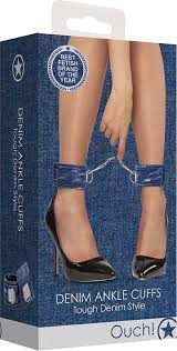 Denim ankle cuffs tough denim style