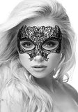 Princess black lace mask