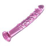 Pink glass 7.1 dildo