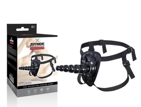 X joyride 6.5" pvc strap on butt plug