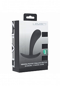 Levelz vibrating silicone prostate stimulator anal plug small