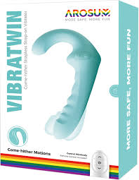 Arosu vibratwin come hither strap on