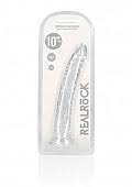 Realrock 10" realistic slim dildo with suction