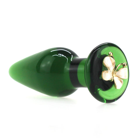 Butterfly glass butt plug