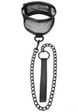 Sex & mischief fishnet collar & leash