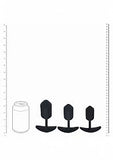 Levelz silicone weighted anal plug training kit set of 3