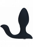 Levelz vibrating & rotating silicone anal plug with ball stimulator