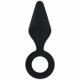Levelz silicone anal plug with loop