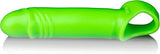 Smooth stretchy penis sleeve glow in the dark