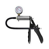 Luvpump brass pistol pump with pressure gauge