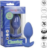 Cheeky glow in the dark vibrating butt plug