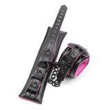Rose lining ankle cuffs
