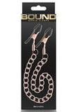 Bound nipple clamps