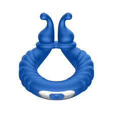 Forto F-24 textured vibrating cock ring