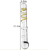 Magic wand glass butt plug