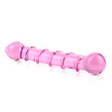 Double trouble glass dildo