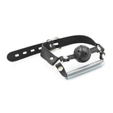 Clear tube breathable ball gag