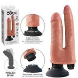 King cock double vibrating double penetrator