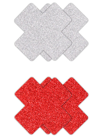 Pretty pasties two pairs gltter