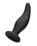 Silicone curve butt plug