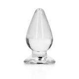 Realrock crystal clear 4.5" anal plug