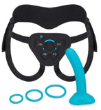 B vibe everybody strap on harness set with 6" silicone dildo peg