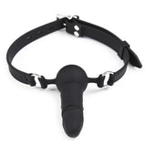 Silicone penis mouth gag