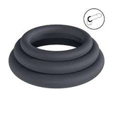 Levelz classic silicone cock ring set of 3 size l/xl/xxl
