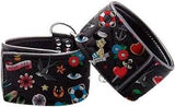 Printed ankle cuffs old school tattoo style
