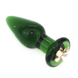 Butterfly glass butt plug