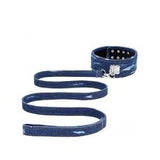 Denim collar with lesh