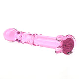 Realistic glass dildo