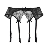 Charming ladies see through lace garters