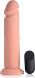 Big shot vibrating remote control silicone dong