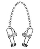 Intensity nipple press clamps with chain