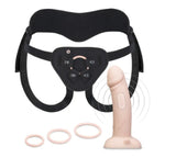 B vibe everybody vibrating realistic strap on kit
